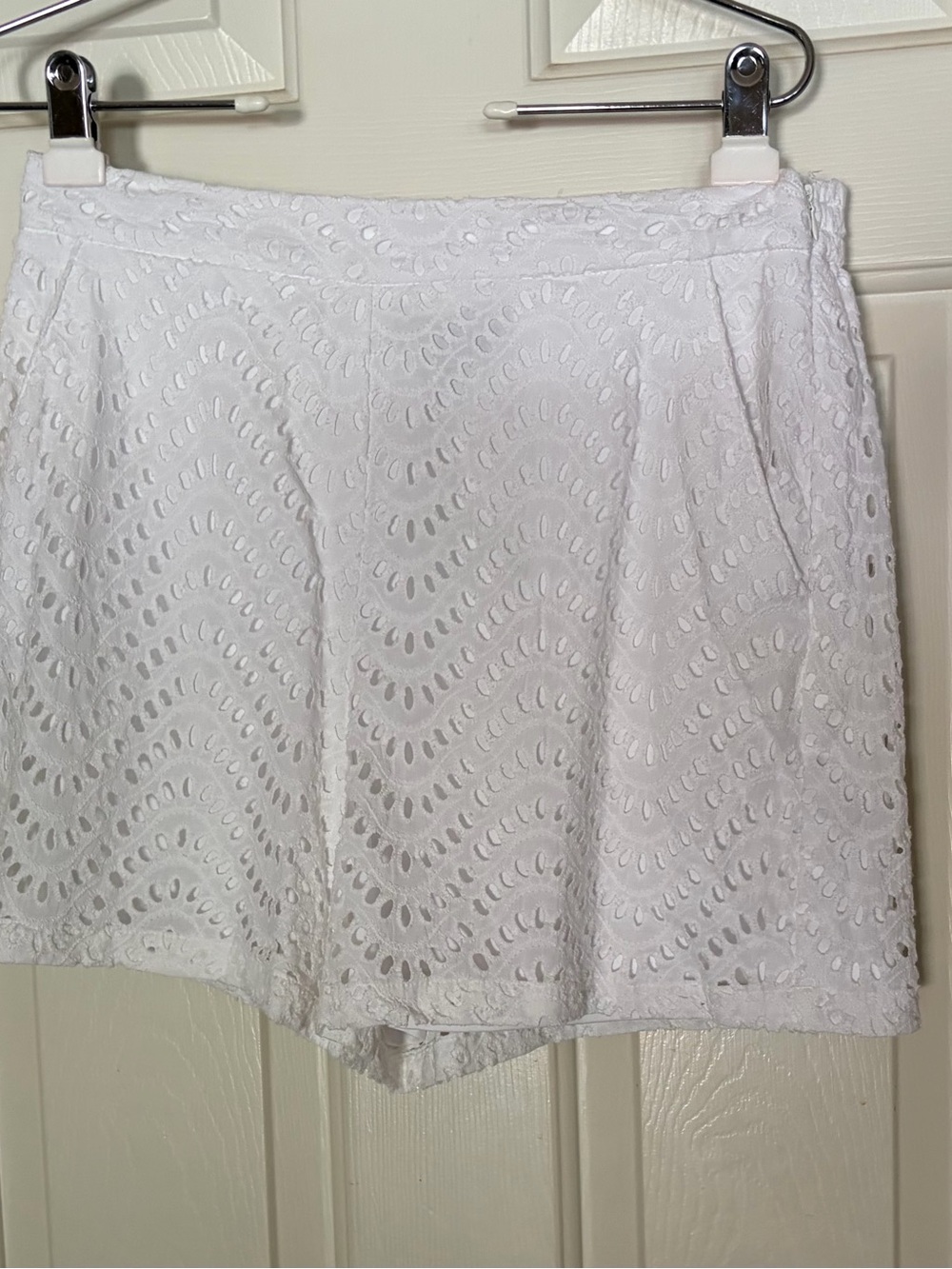 Simply Vera Vera Wang White Eyelet Shorts